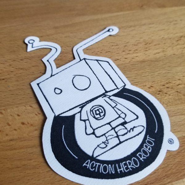 Action Hero Robot Iron On Patch