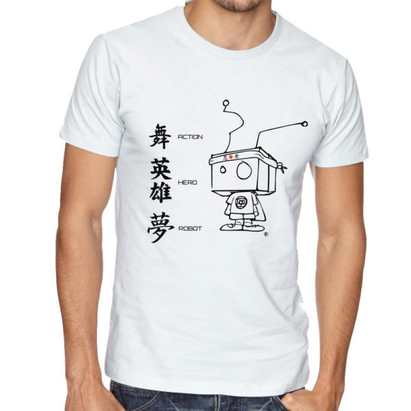 Men's Action Hero Robot Japanese Tee