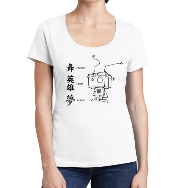 Women's Action Hero Robot Japanese Tee
